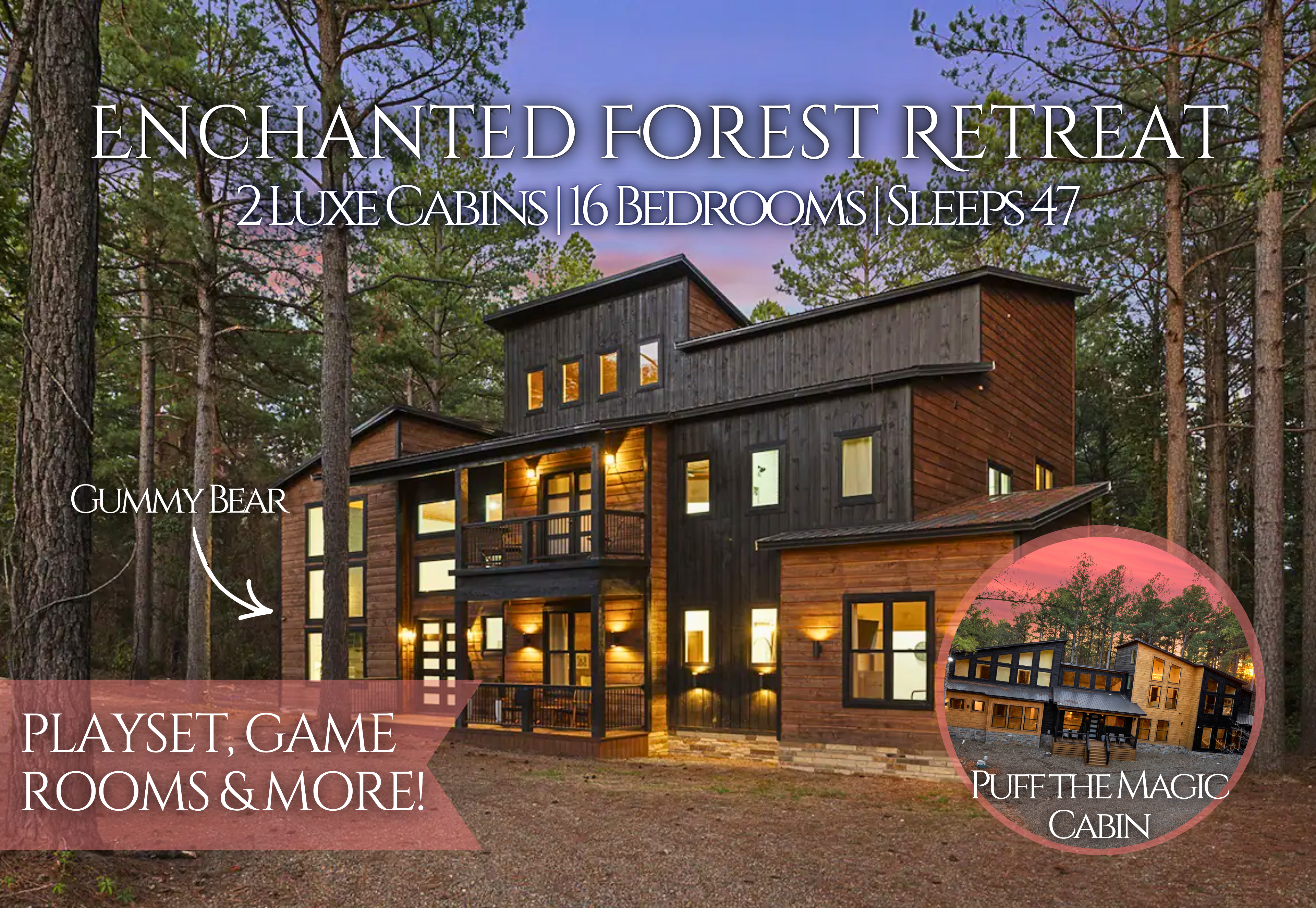 Enchanted Forest Retreat — Broken Bow, OK — vacation rental