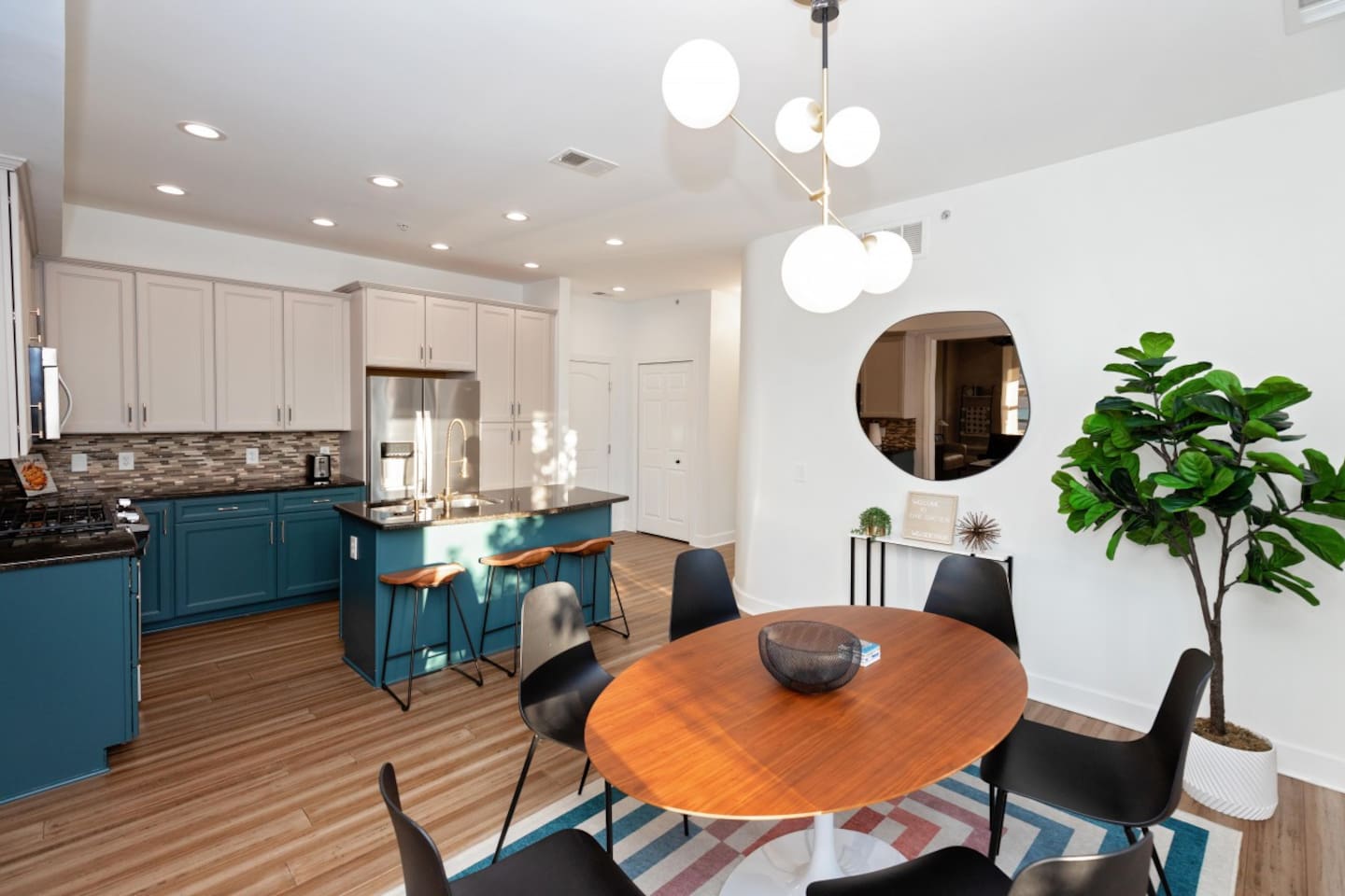 "Great location. Very clean. Well-appointed and furnished. Very responsive hosts. Was the perfect space for our small family Christmas. Bigger space than it looks, even in the photos! Would definitely stay again." - Claire, 5 Star Review