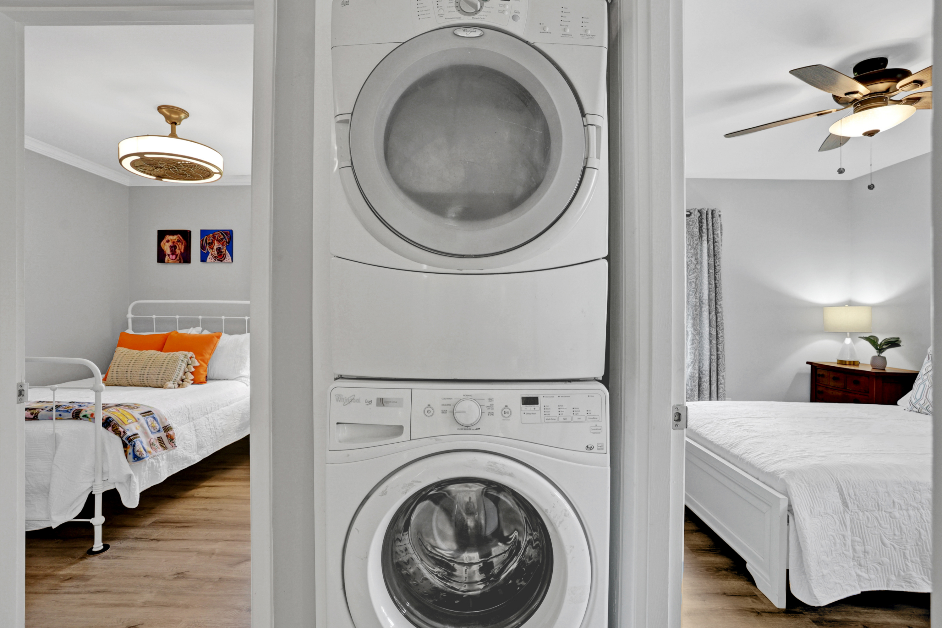 Enjoy the convenience of in-unit washer and dryer.