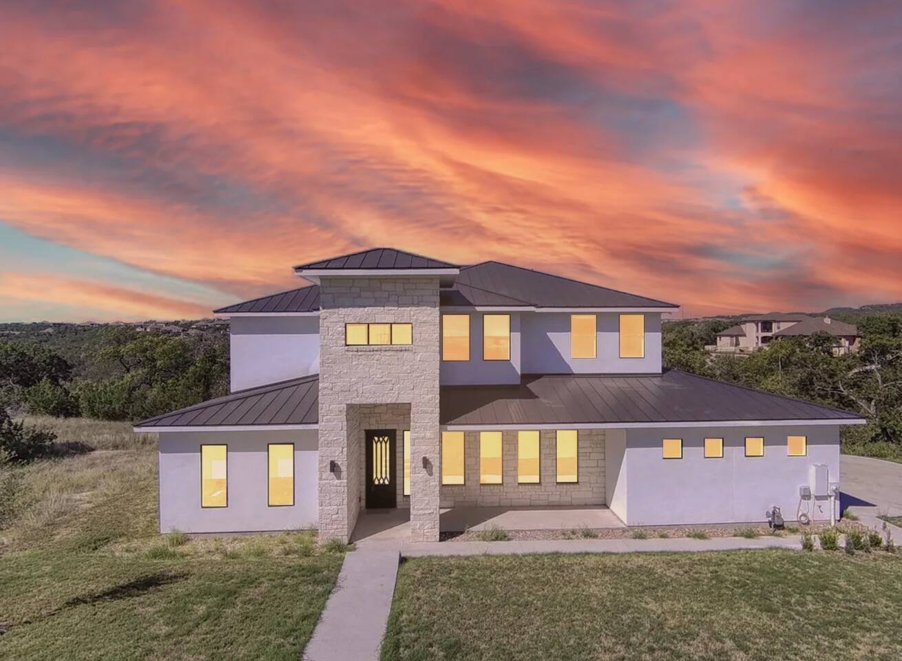 new build villa at lago vista