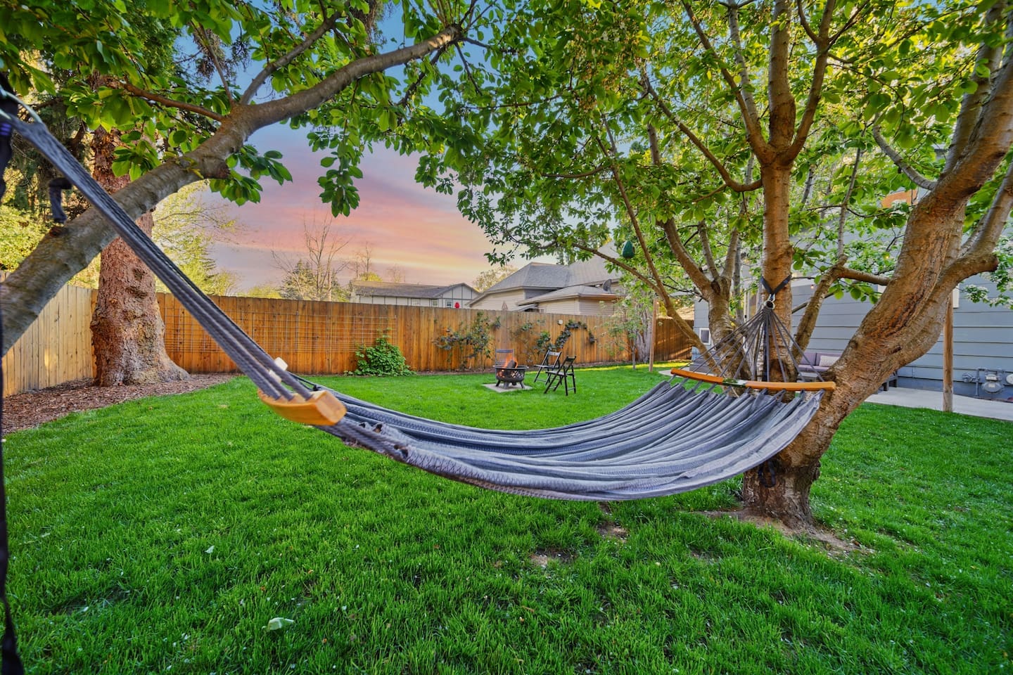 Enjoy a nap or read a book in the hammock! 