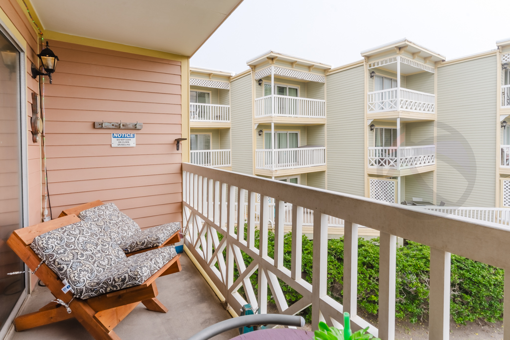 Step out to your private balcony, nice relaxing chairs for conversation or people watching