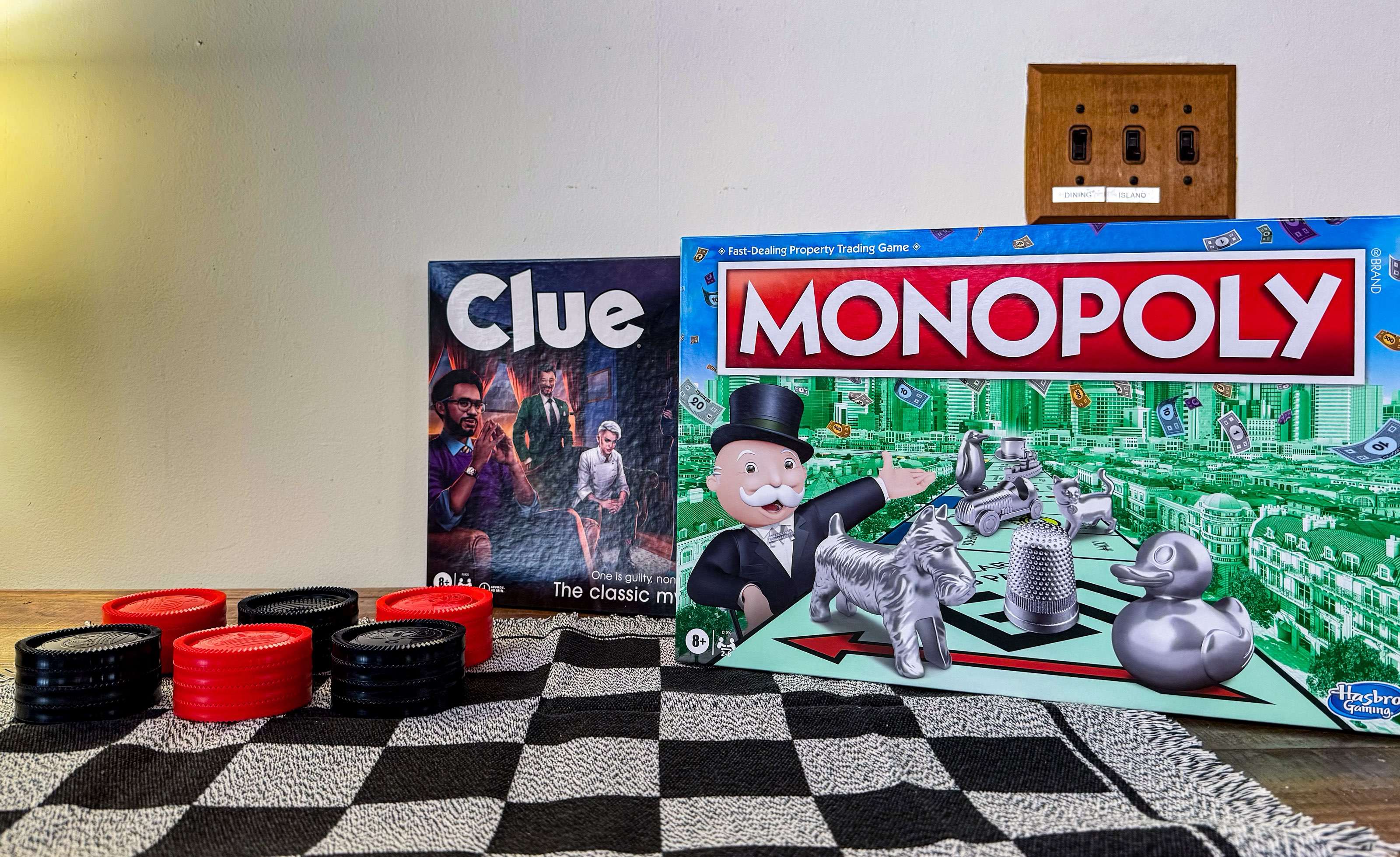 A few board games for evenings or rainy days