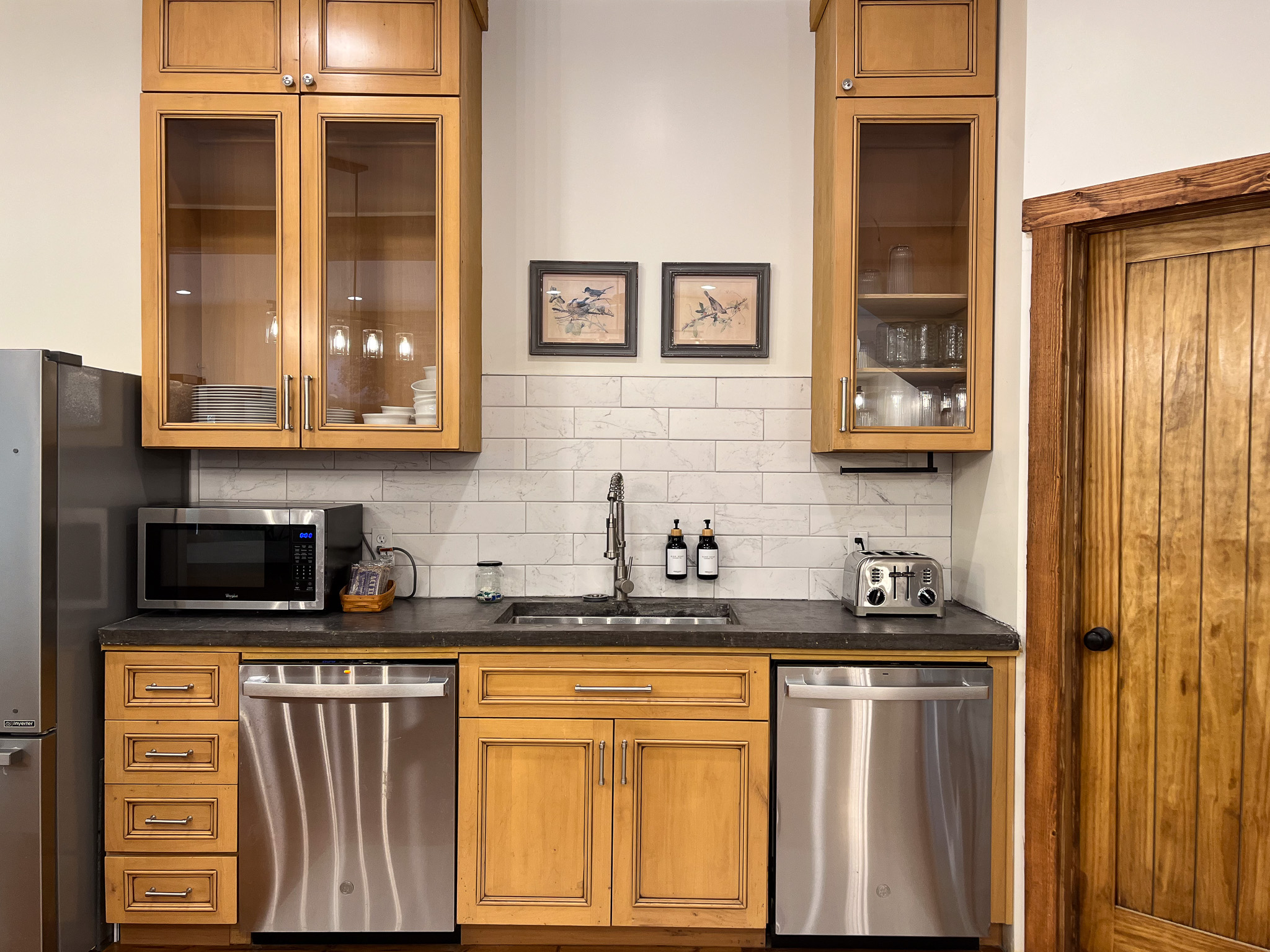 Two dishwashers make clean up a breeze!