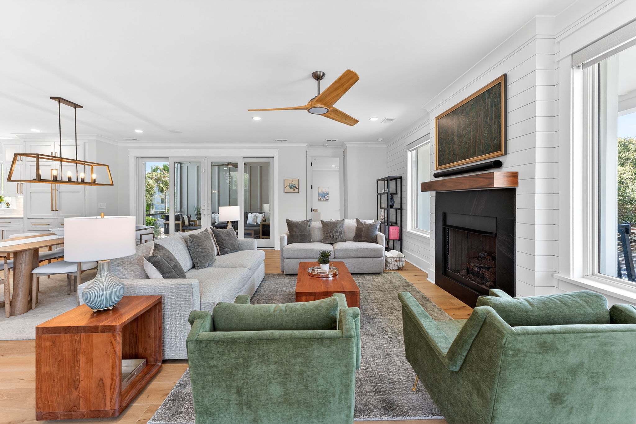 Living Room | On Beach Time | 6 30th Ave, Isle of Palms, SC | IOP Escapes