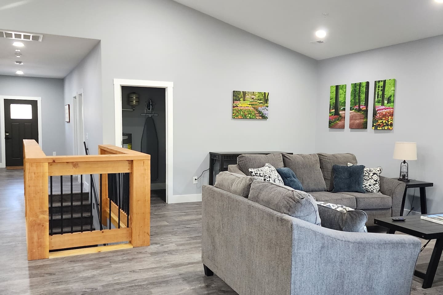 Open-concept living space with plenty of room for everyone to relax and gather.