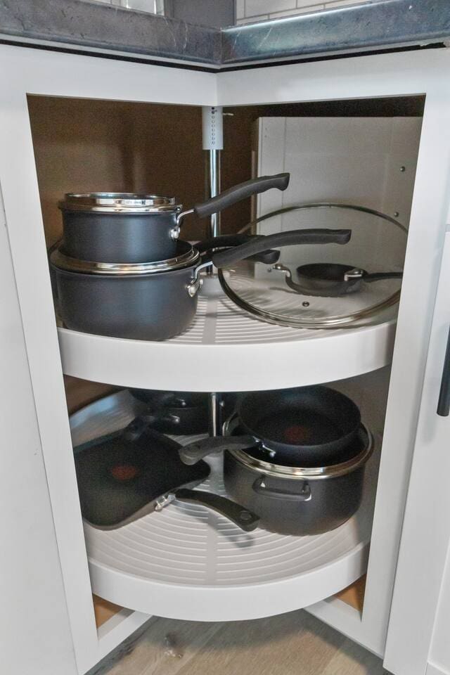 Sets of Kitchen wares.