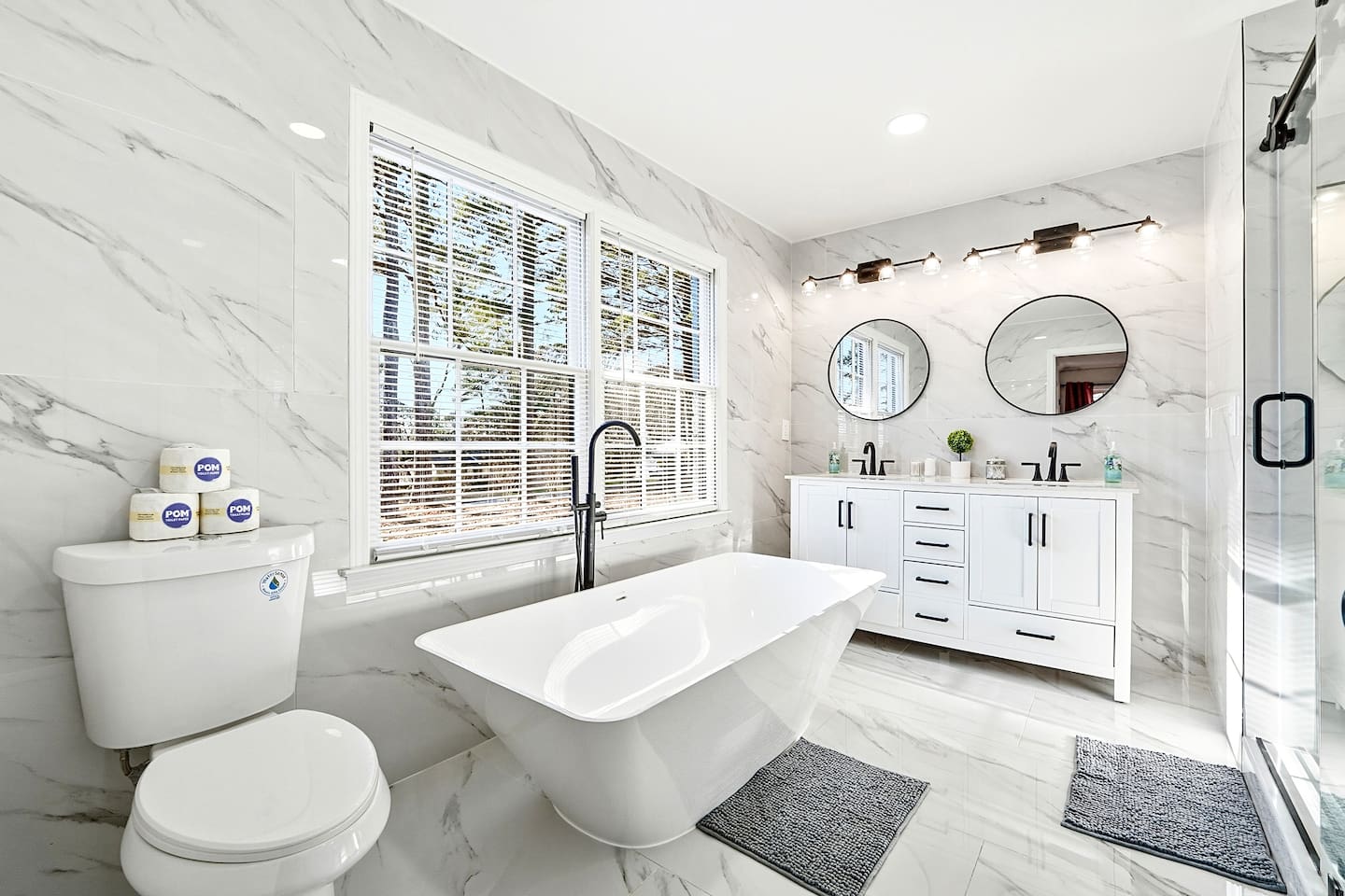Private Luxurious ensuite bathroom for Bedroom #1.