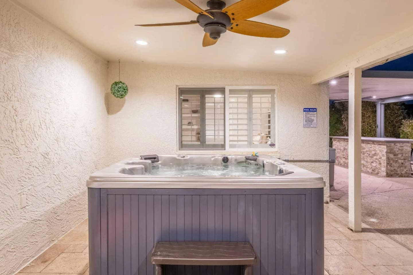 A second hot tub for the crew that wants their own quiet corner to soak in.