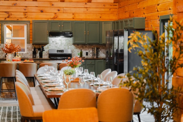 Inviting dining space with the kitchen just steps away, perfect for gathering and enjoying meals together.