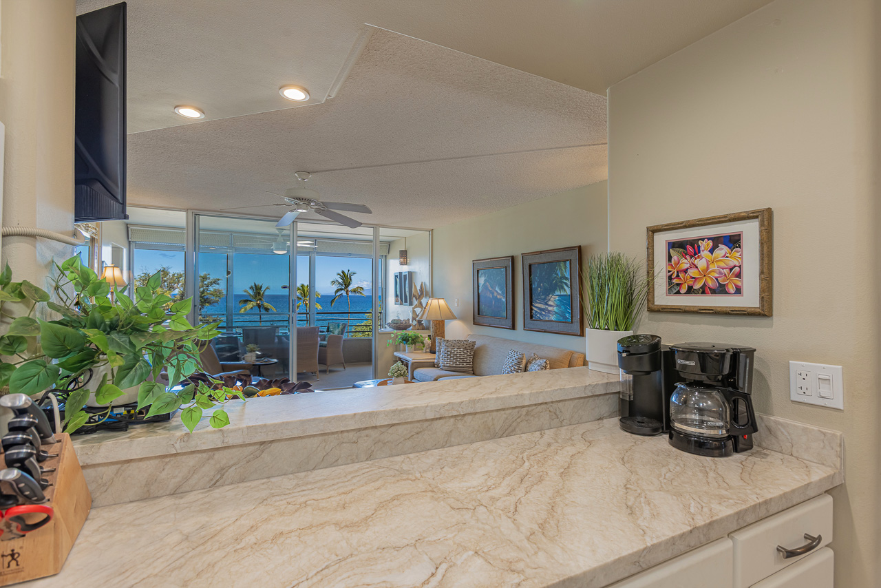 Ocean Views Even From Kitchen