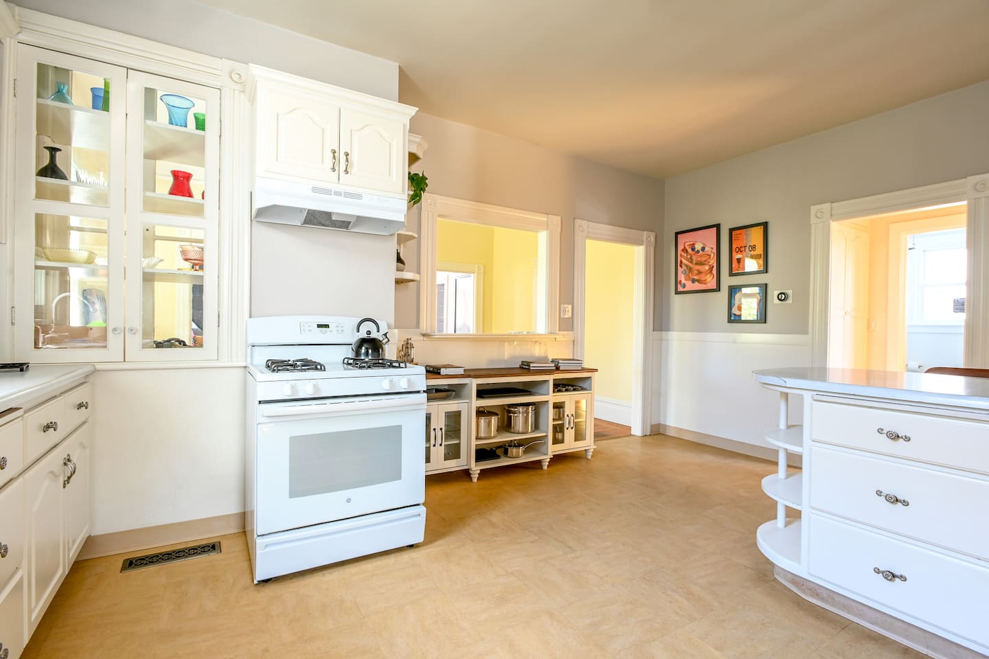 Features original artwork by Bay Area artists. 