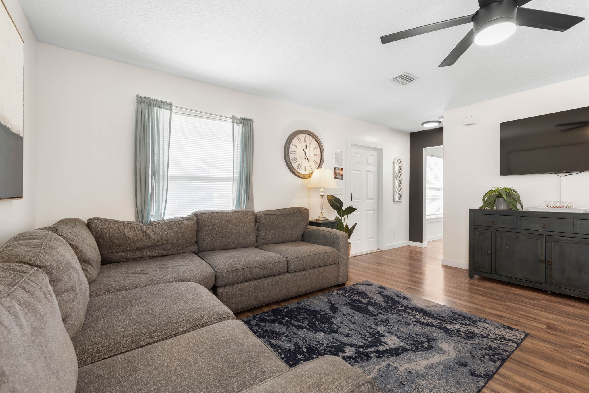 Clean, modern design paired with comfortable furnishings for an easy vacation experience.