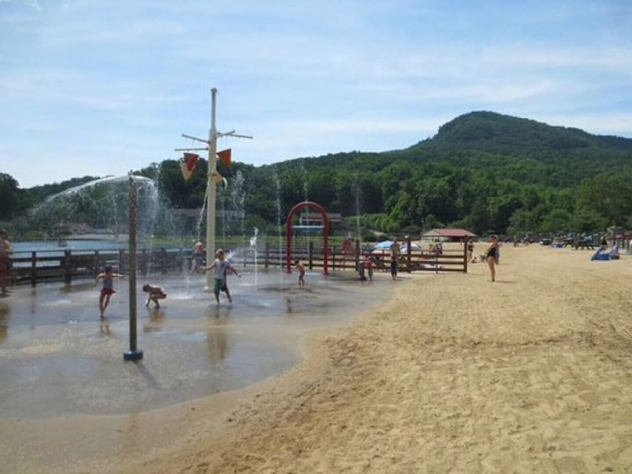 Lake Lure, North Carolina public beach