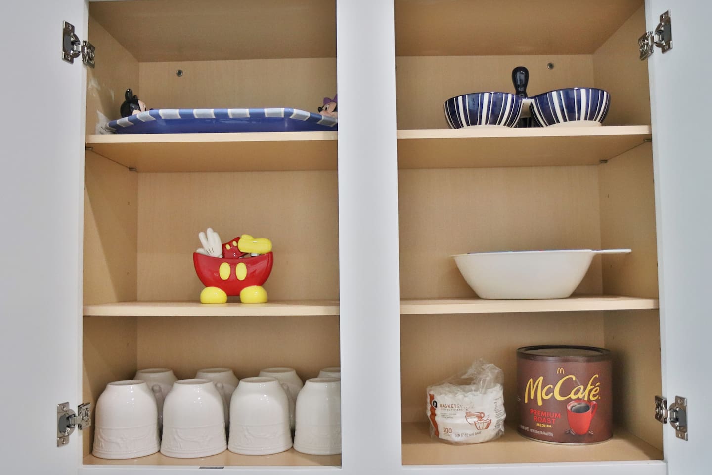 Coffee, sugar and filters available