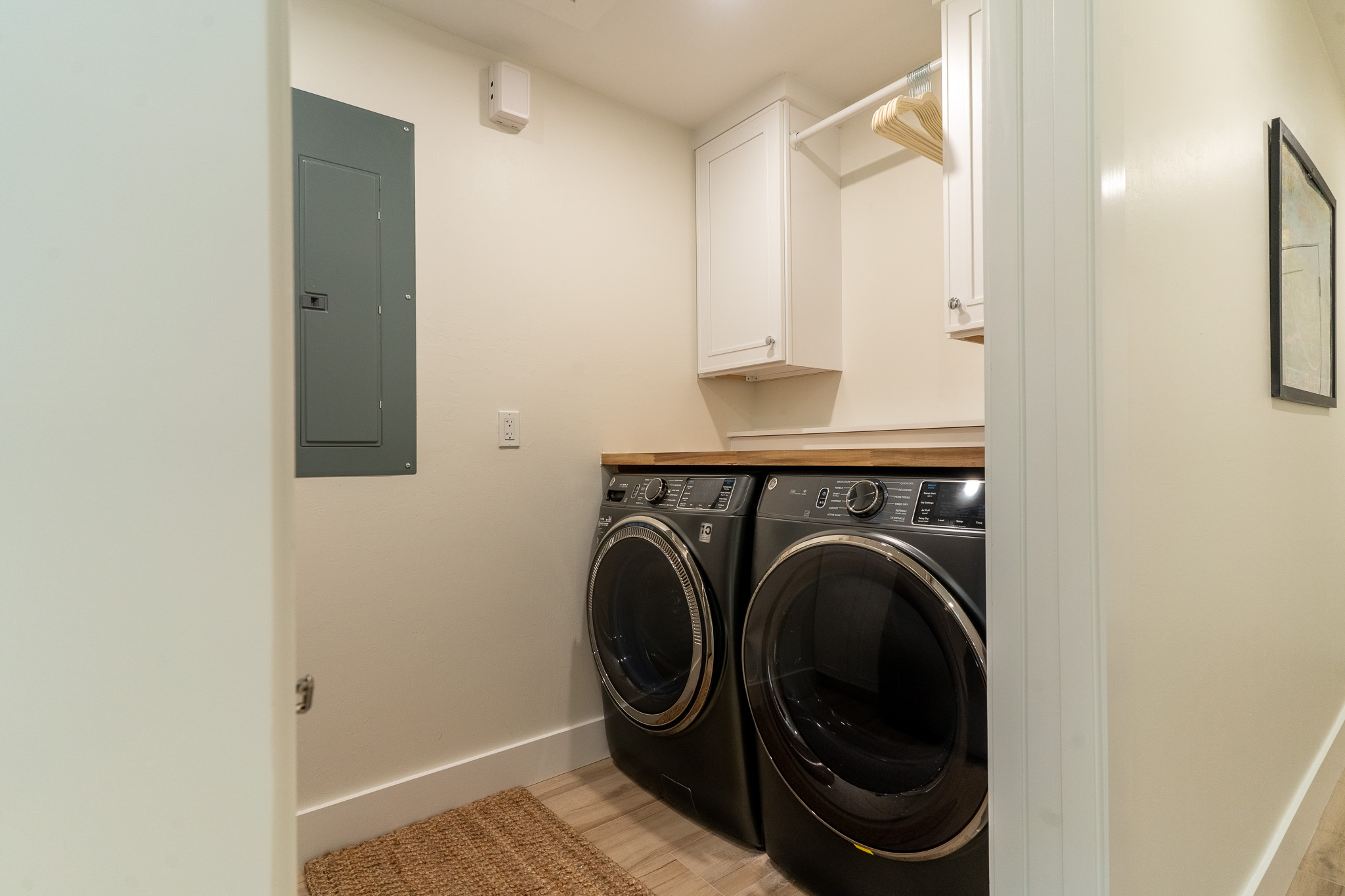 Laundry Room with Extra Refrigerator