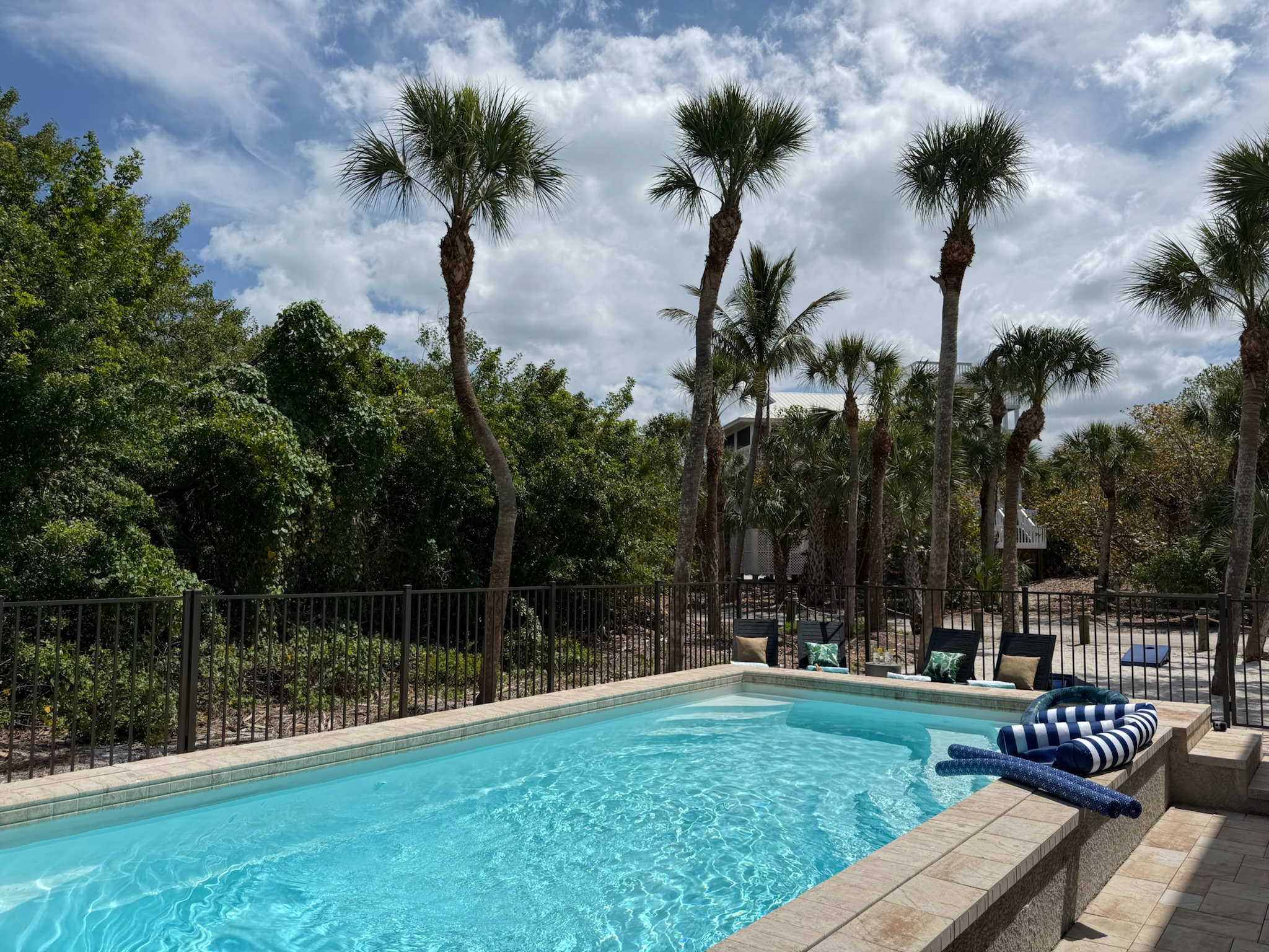 Plenty of room for everyone in the private, year-round heated pool