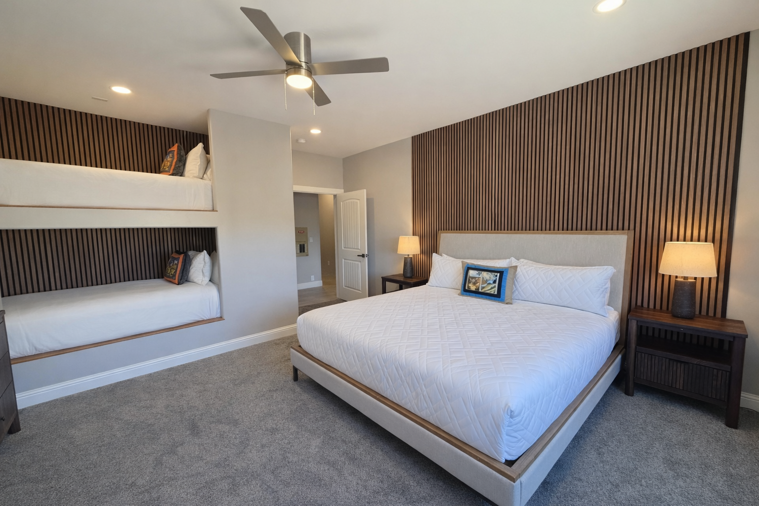 Guest Suite 5- King bed with XL Twin bunk