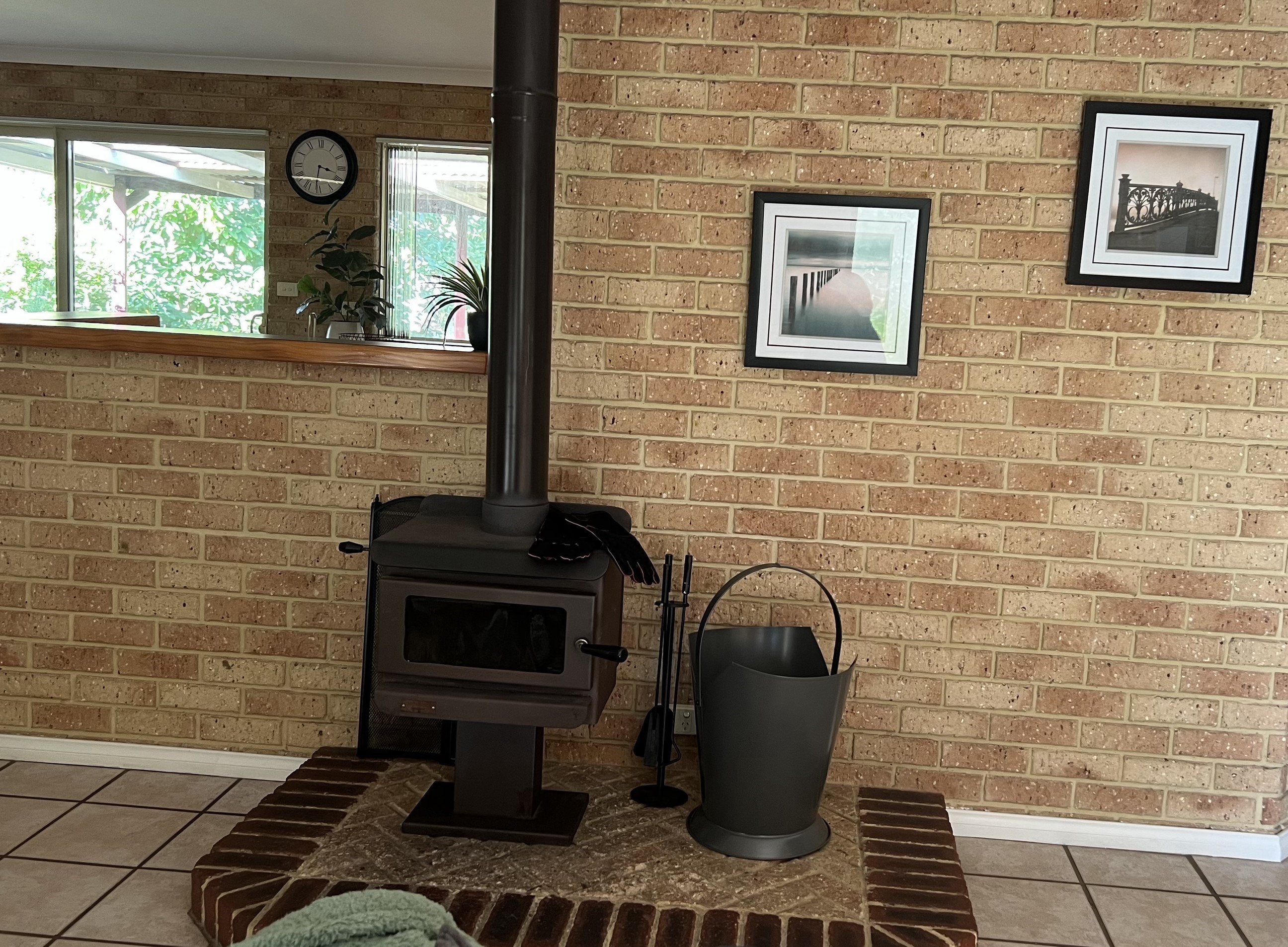 Cozy wood fireplace - BYO Wood