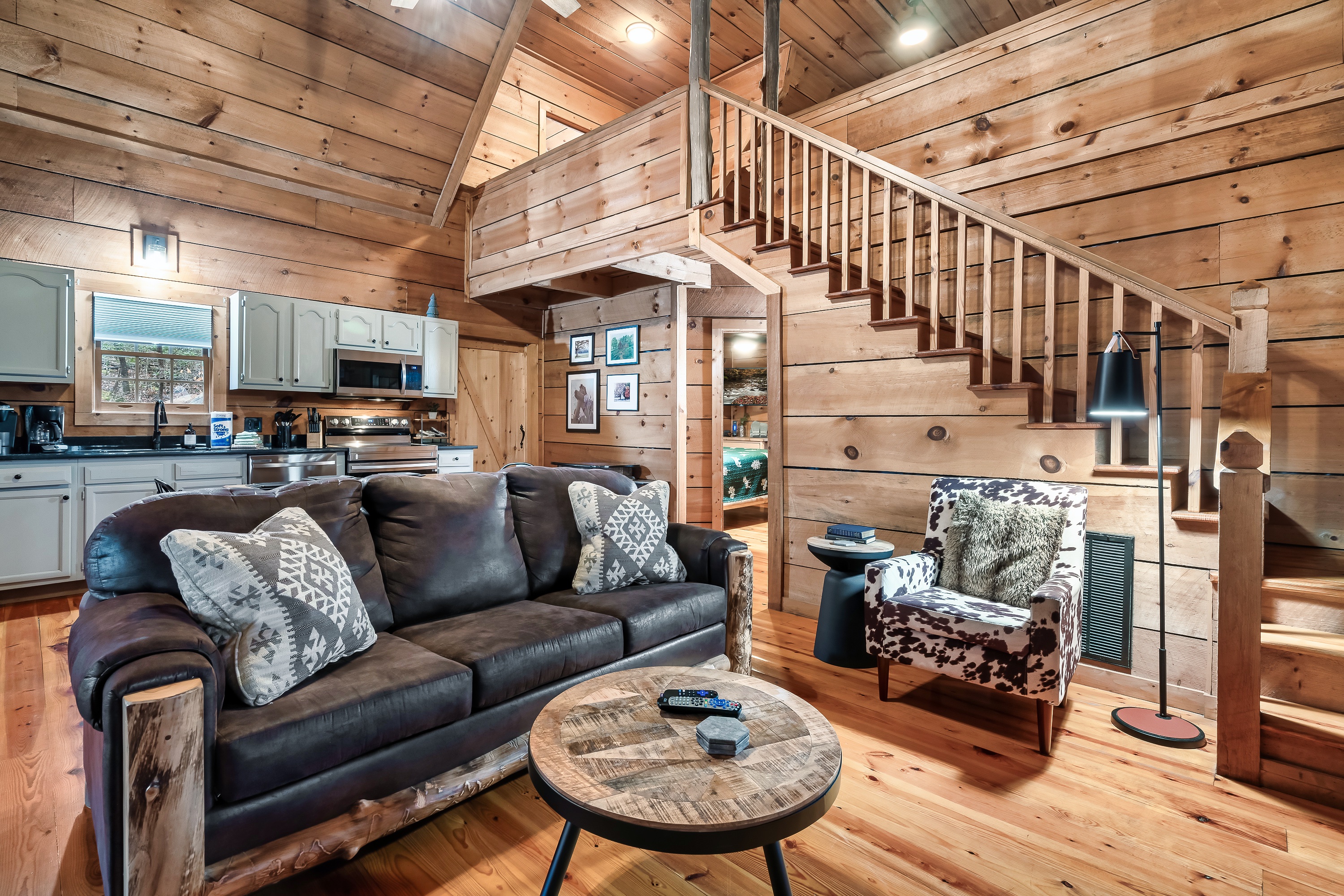 Everything flows from kitchen to living space