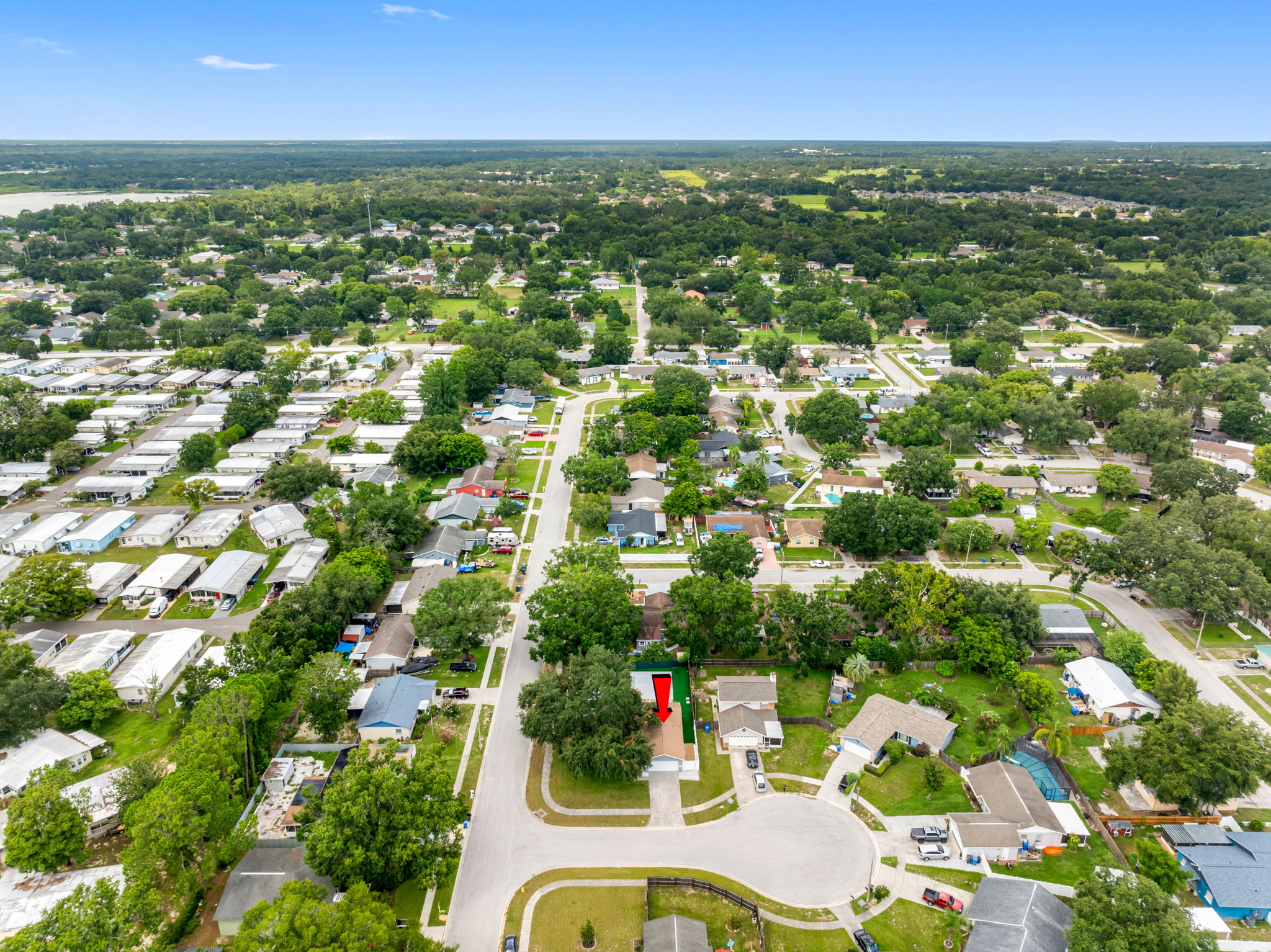 Aerial View of the Neighborhood