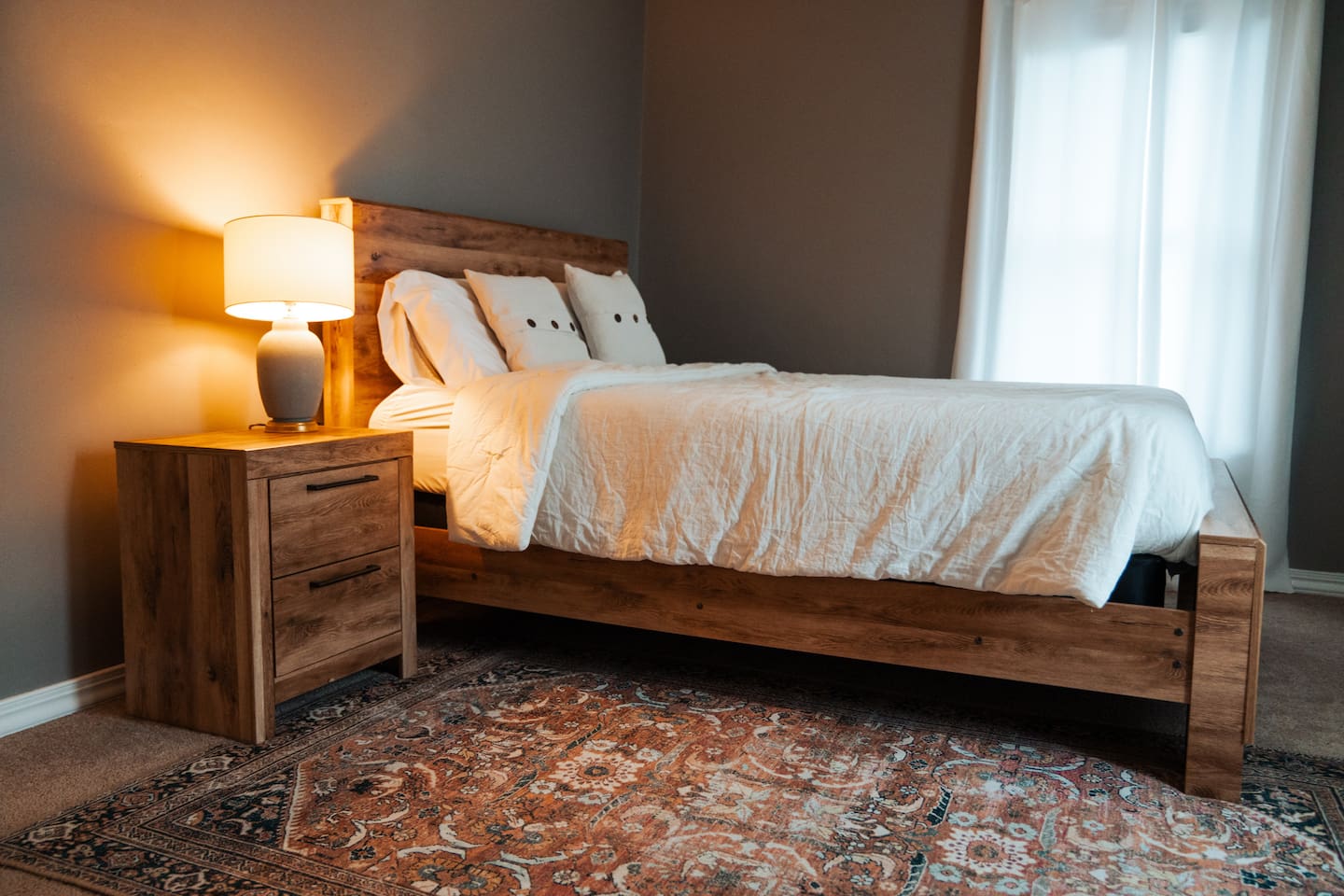 Queen bed