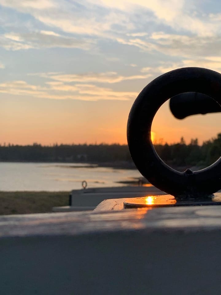 Blockhouse sunset view