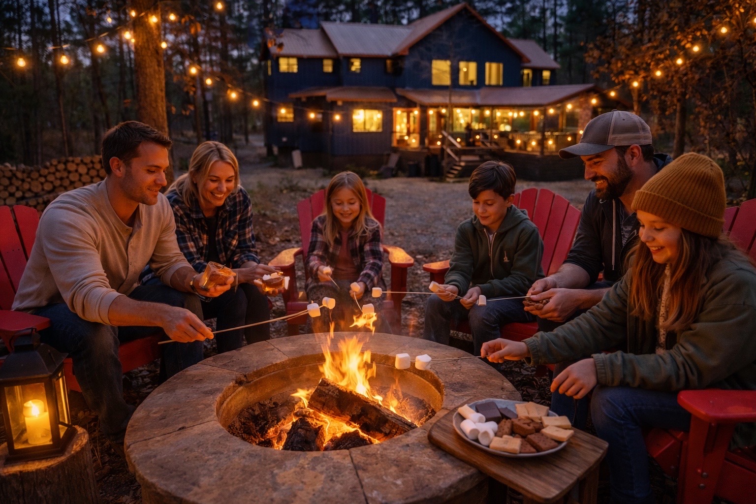 S'mores and quality time under the Hochatown stars