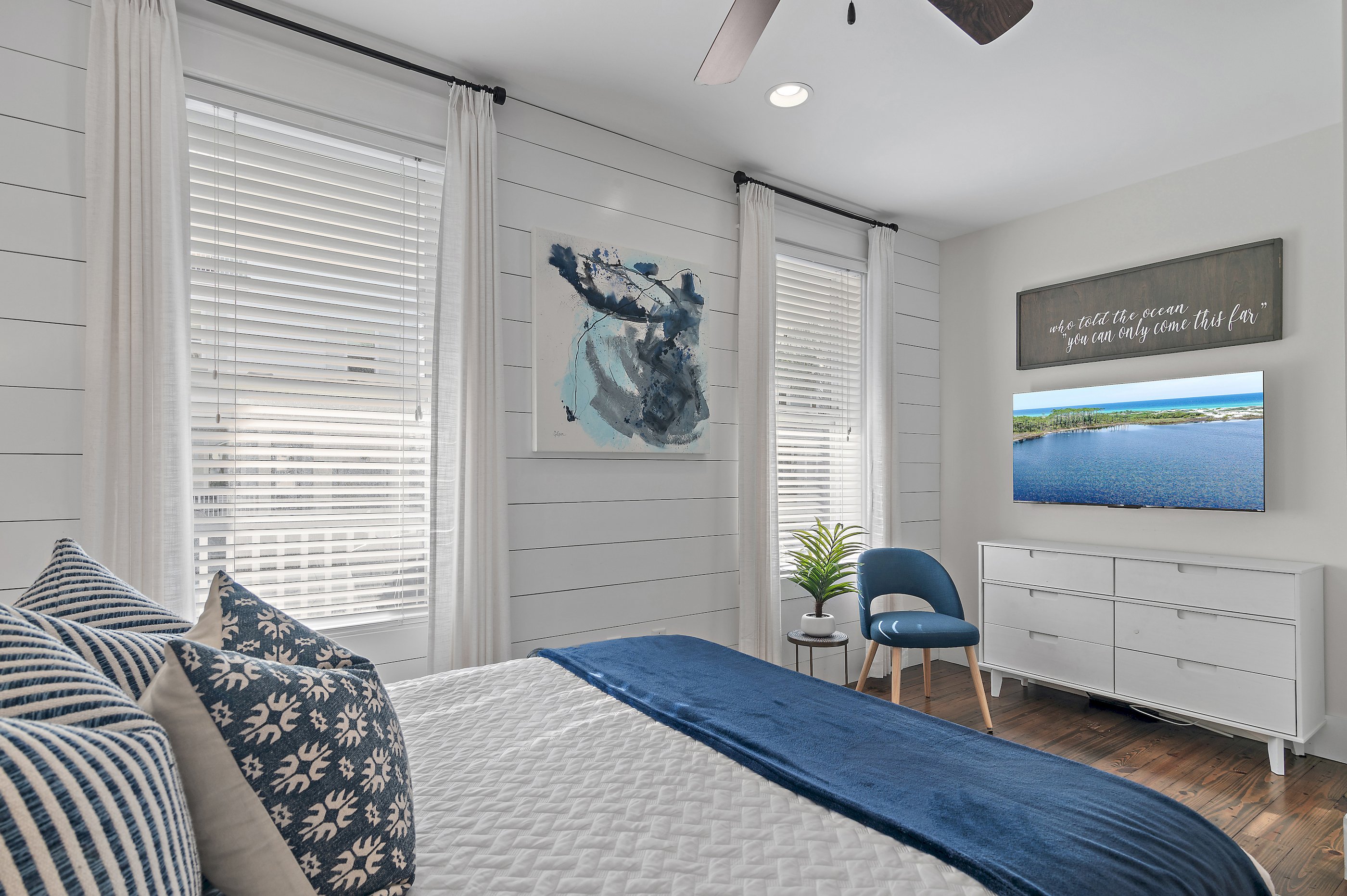 1st floor queen bedroom, main house