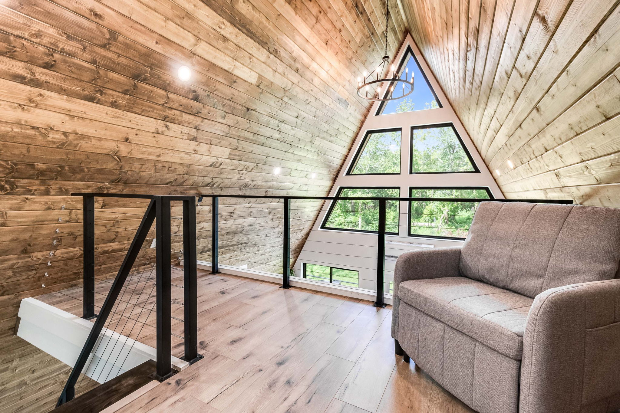 Sitting area on second floor