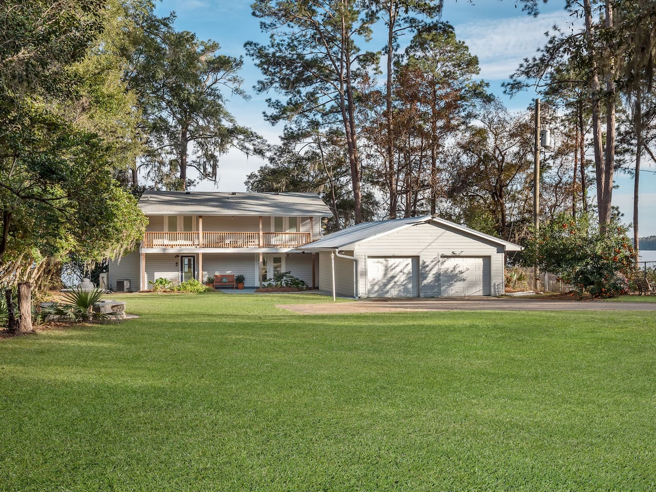 Large front yard