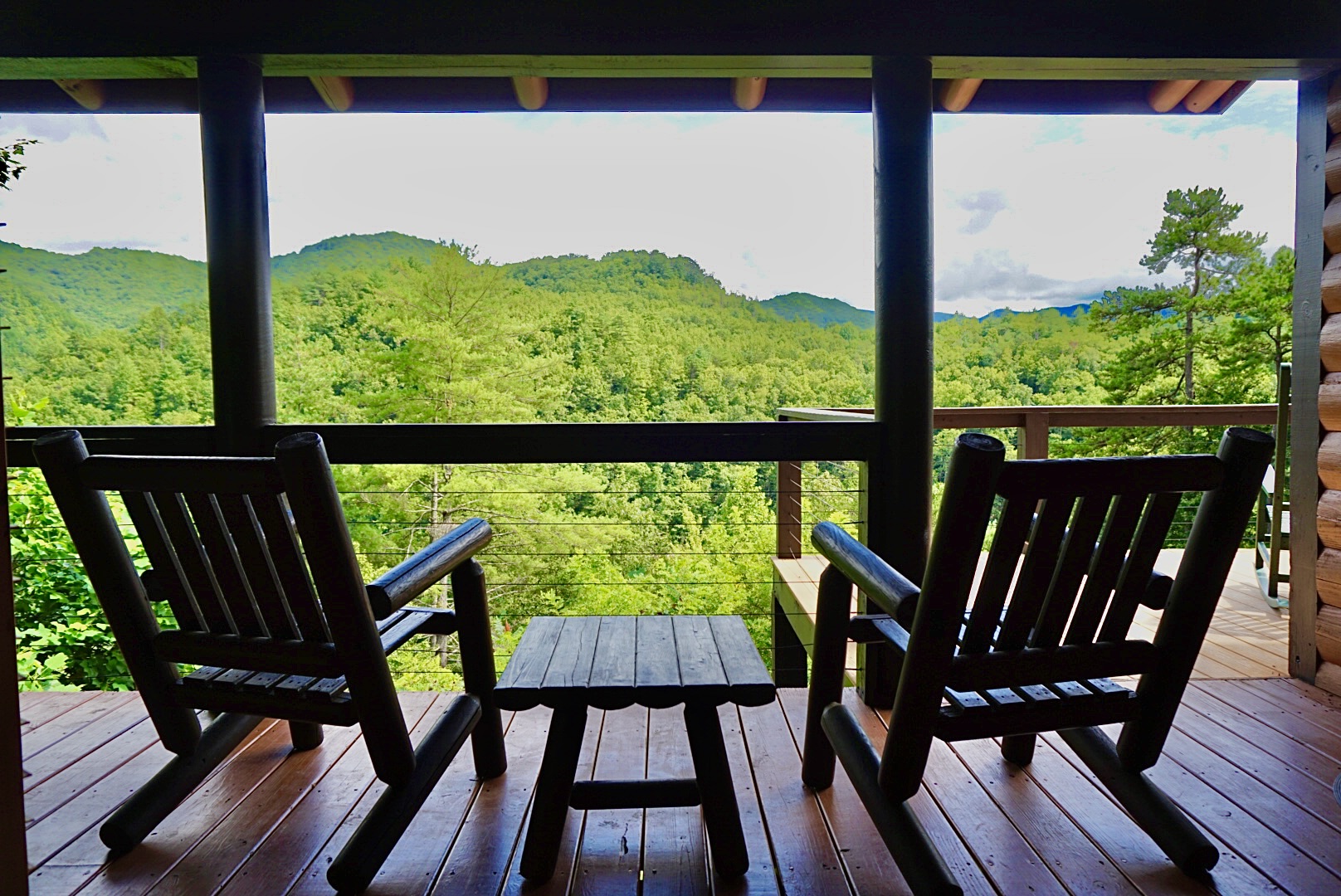 Mountain mornings. Start your day with breathtaking views and a cup of coffee.