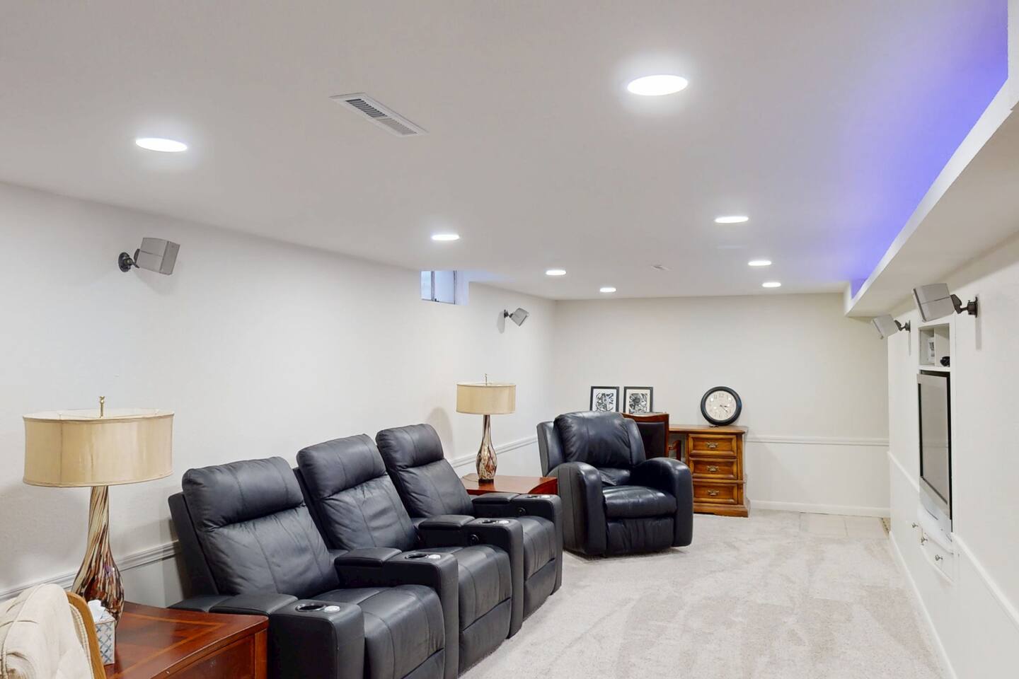 Family Room in the Basement 