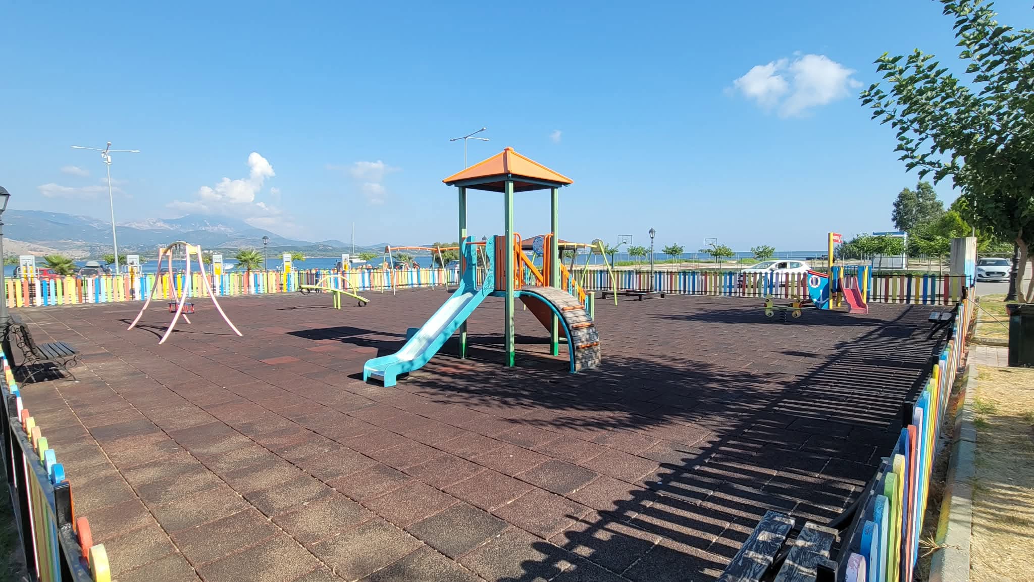 Lixouri Playground near Fiki Bar, Gym Park & the beach