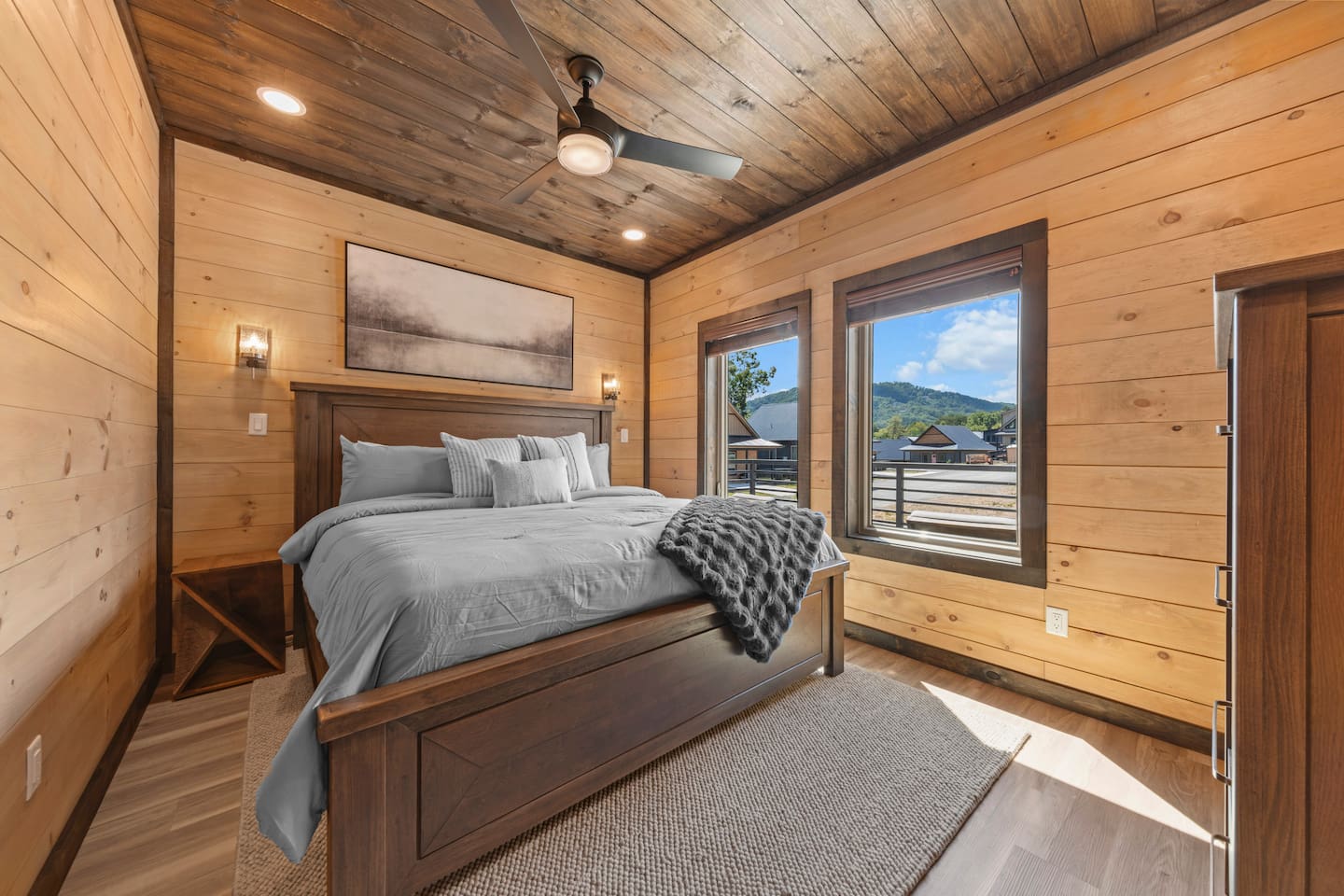 first bedroom on the main floor