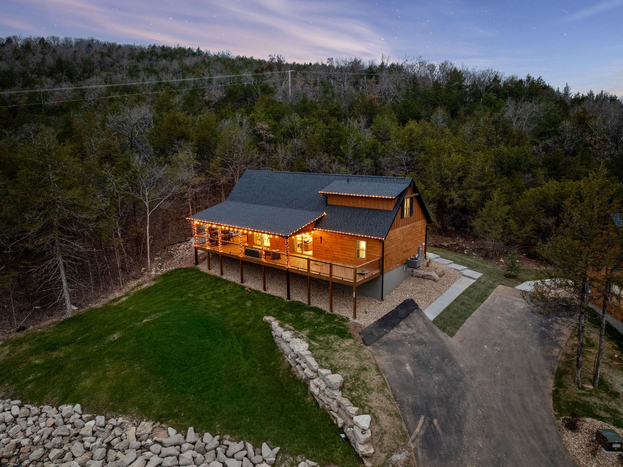 A quiet, tucked-away setting surrounded by nature.