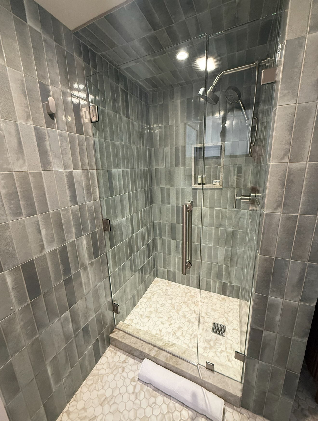 Rinse off the salt and sunscreen in style