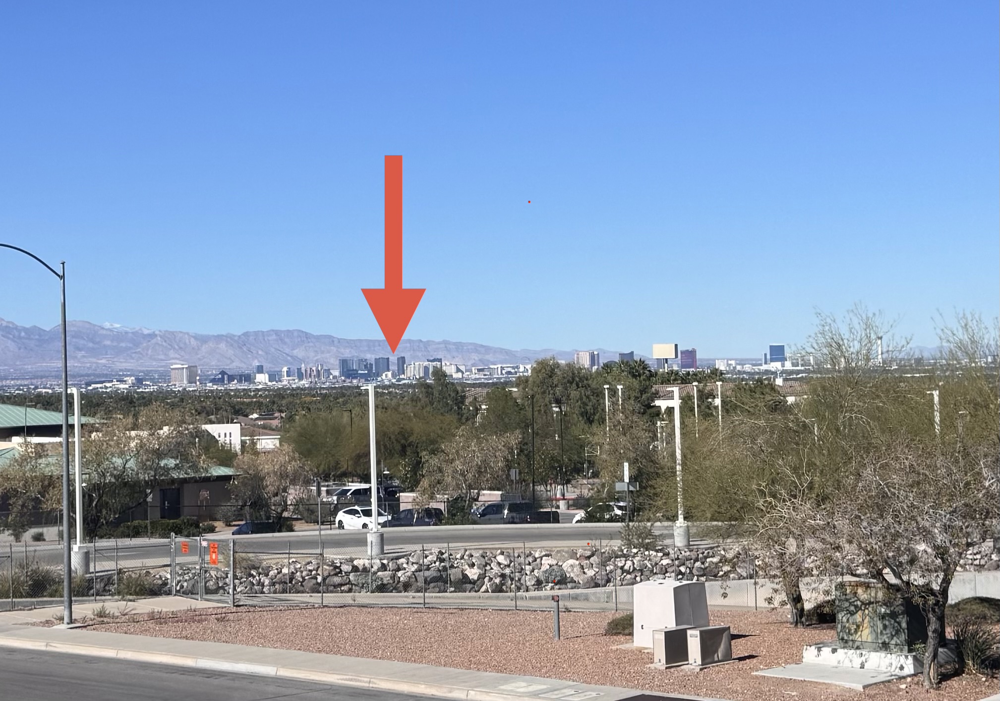 View of The Las Vegas Strip
