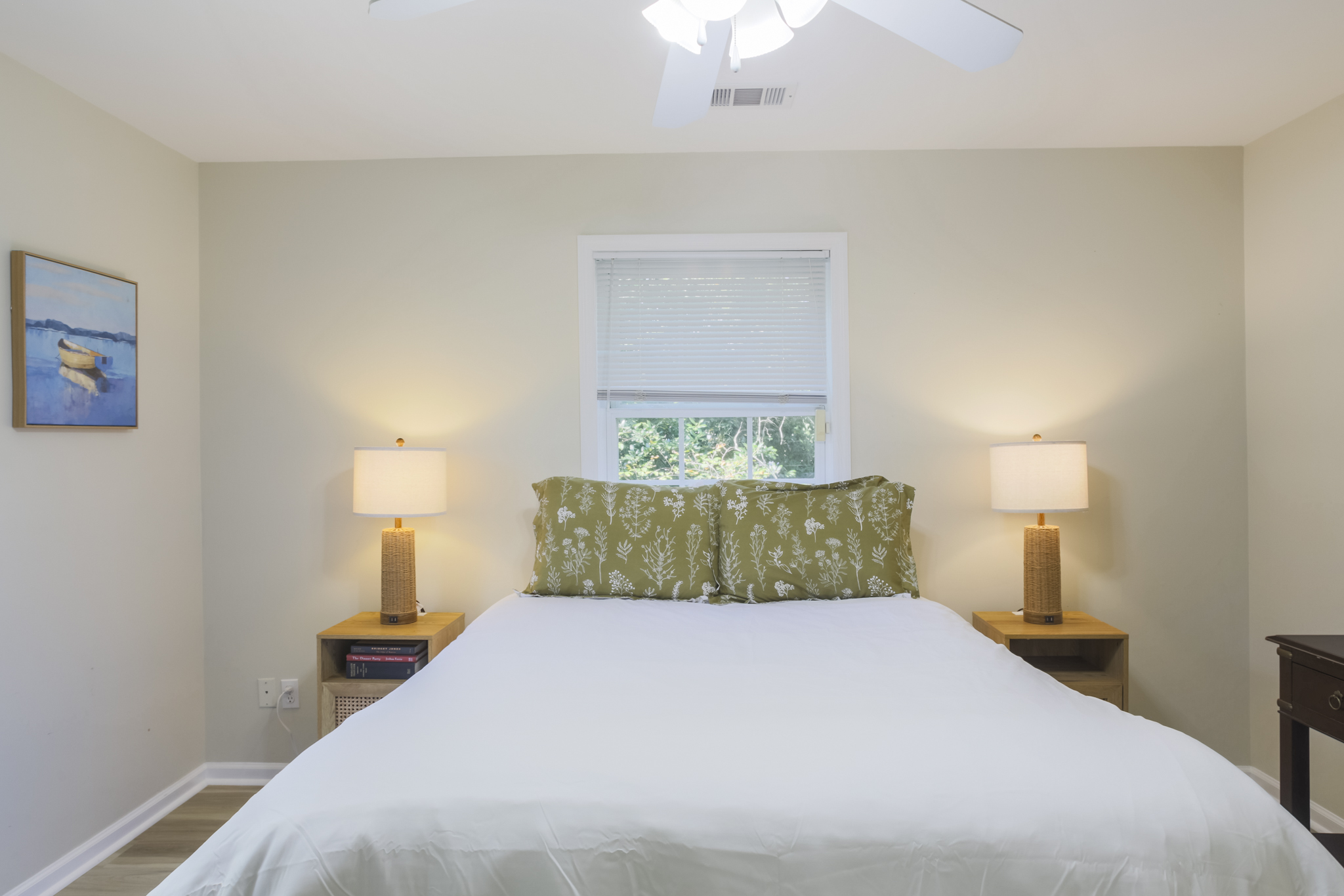 Comfortable and stylish — a restful retreat for guests.