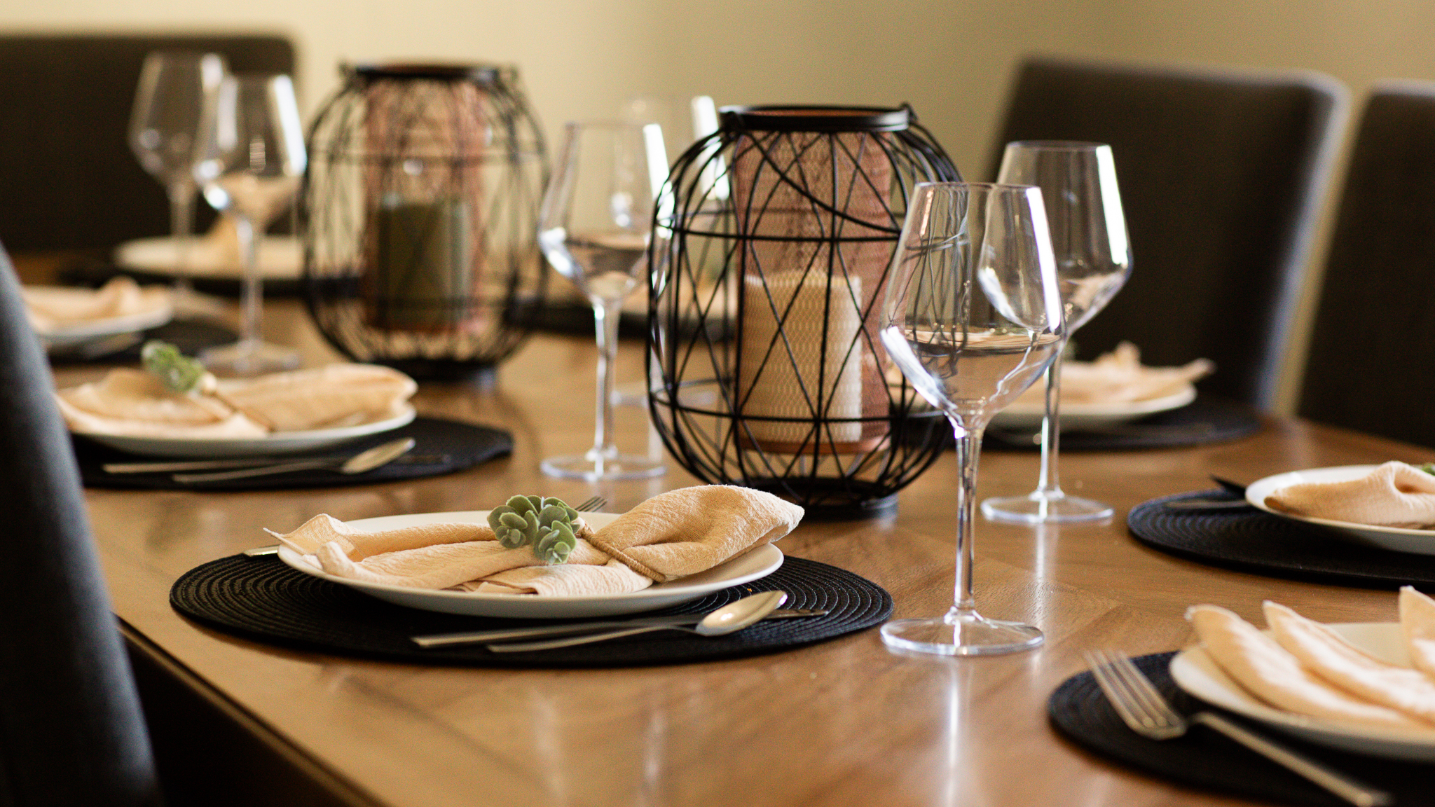 Dining Table Close-up