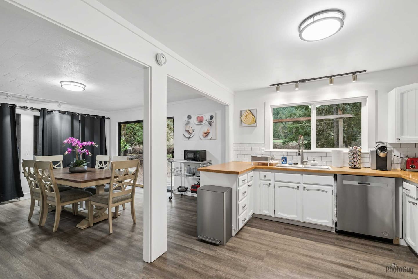Kitchen and dining room