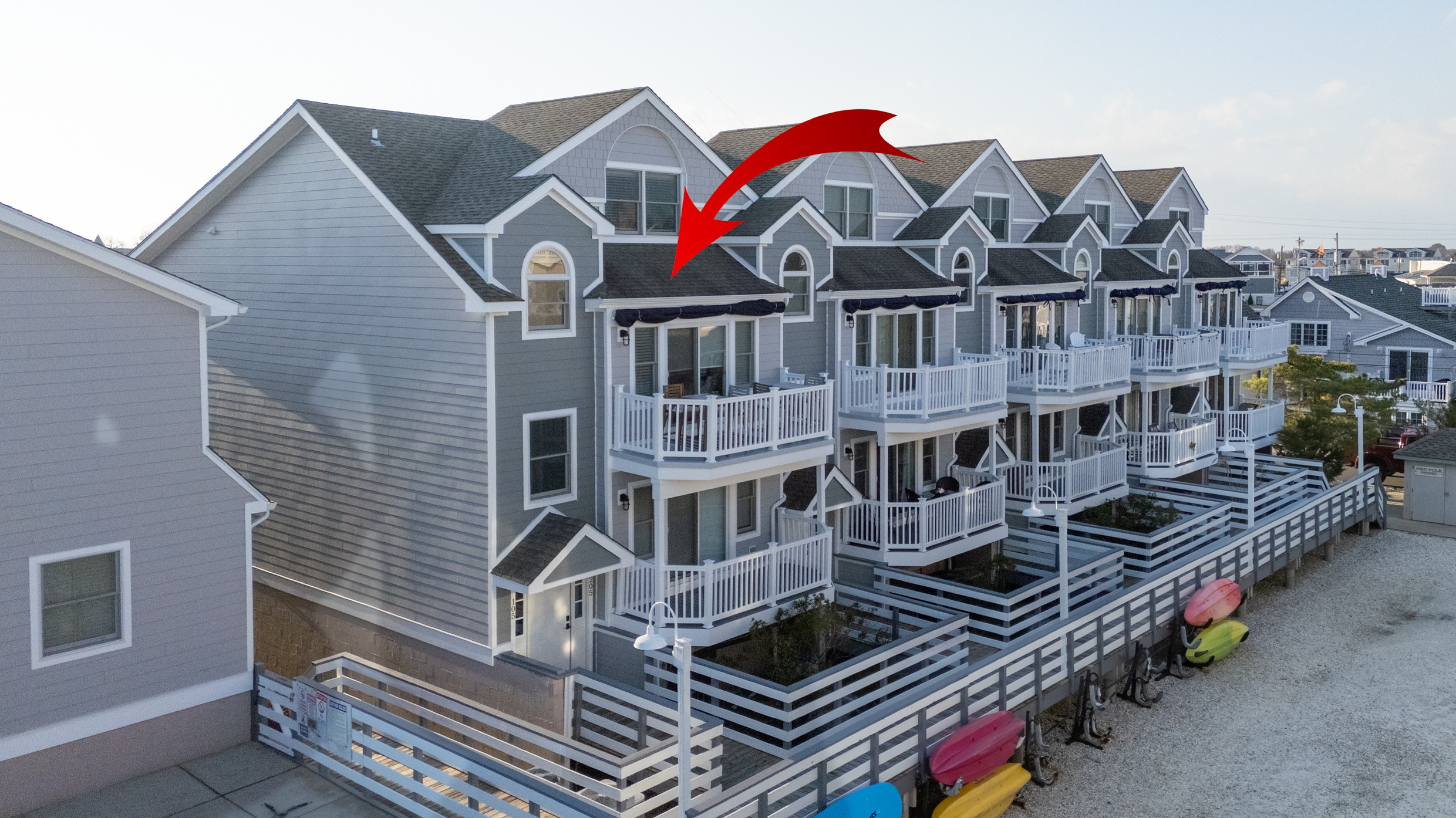 Exterior Front View of Unit