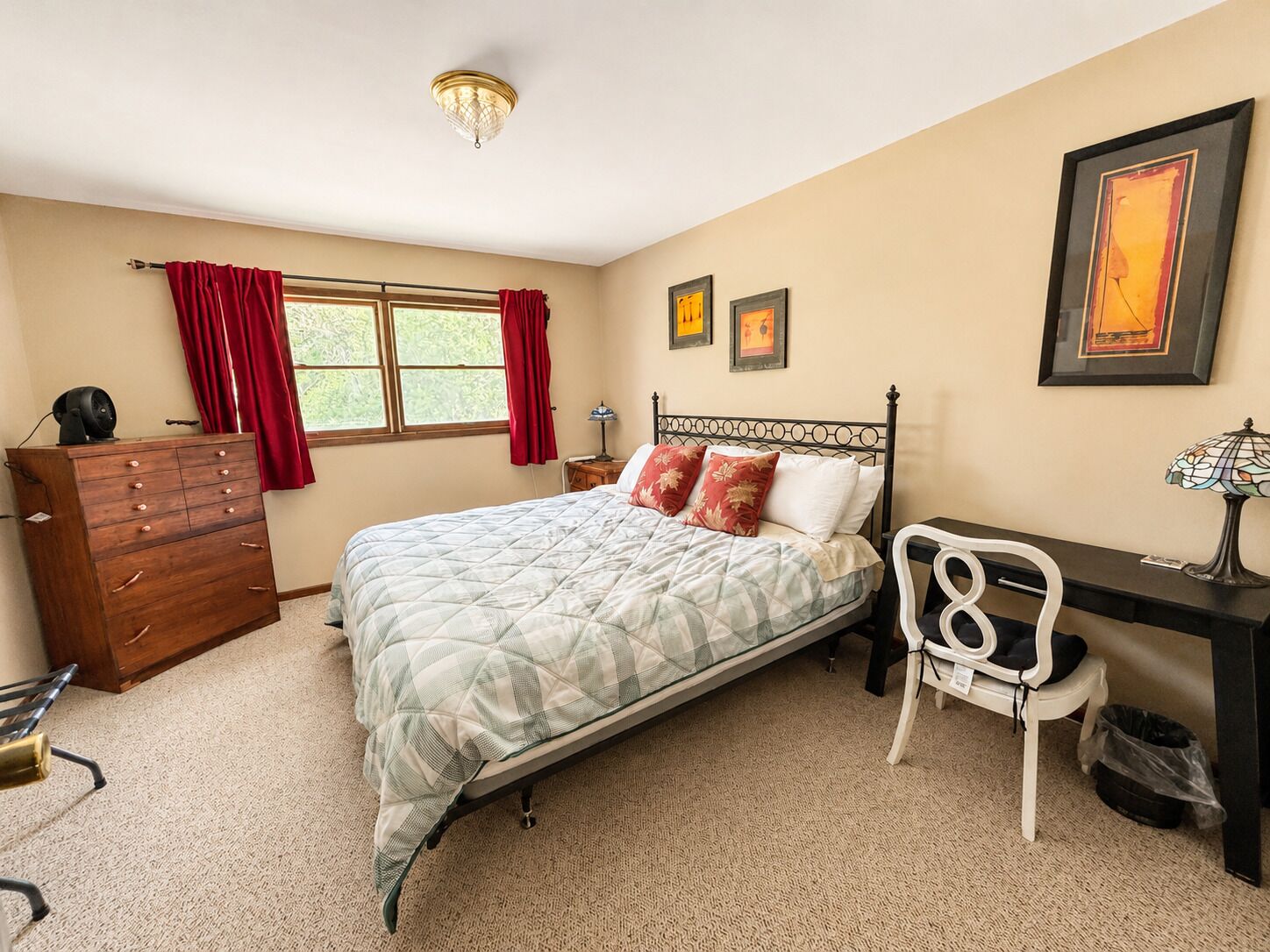 This inviting king bedroom offers plenty of space to unwind and recharge.