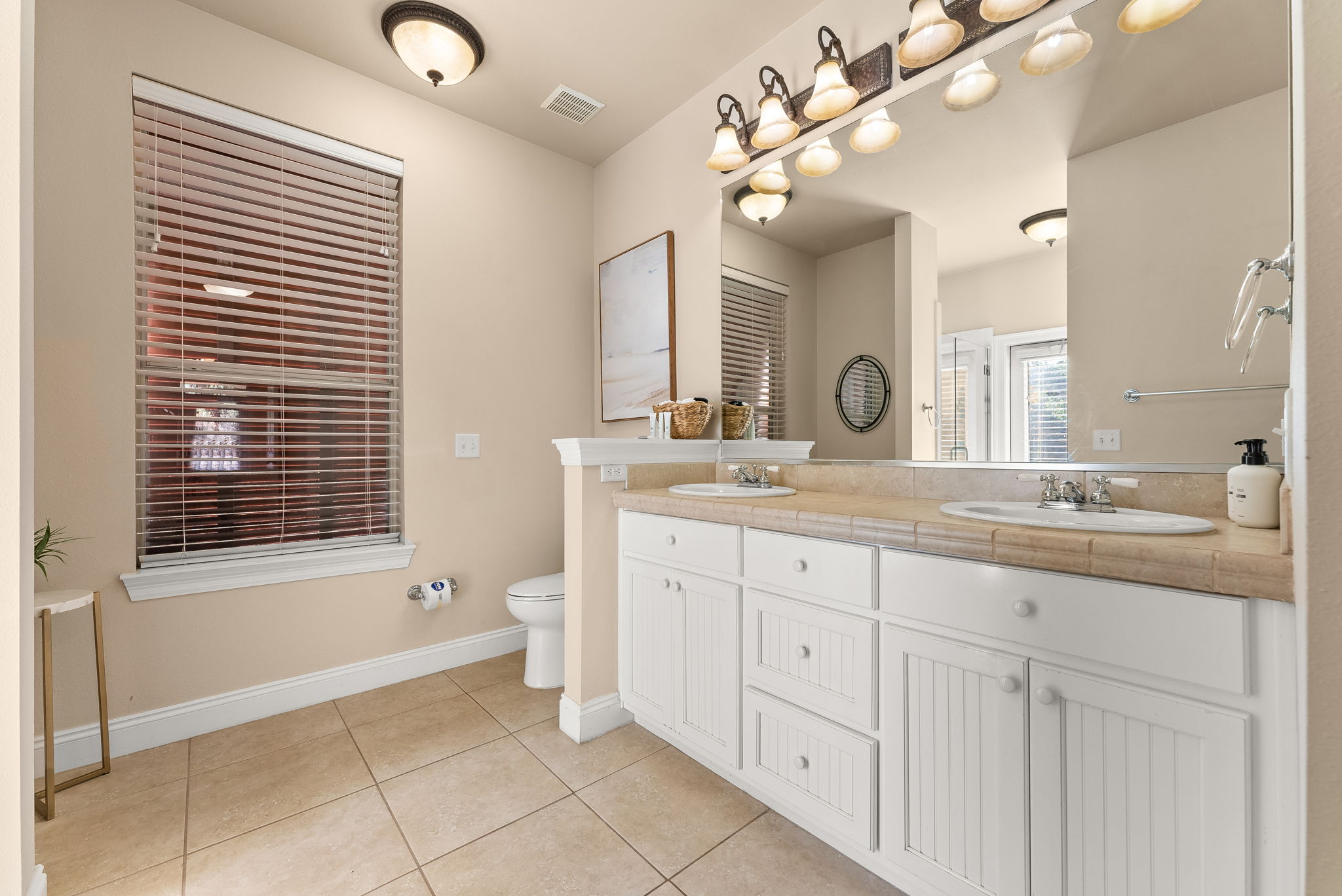 Primary Bath Retreat with Double Vanity
