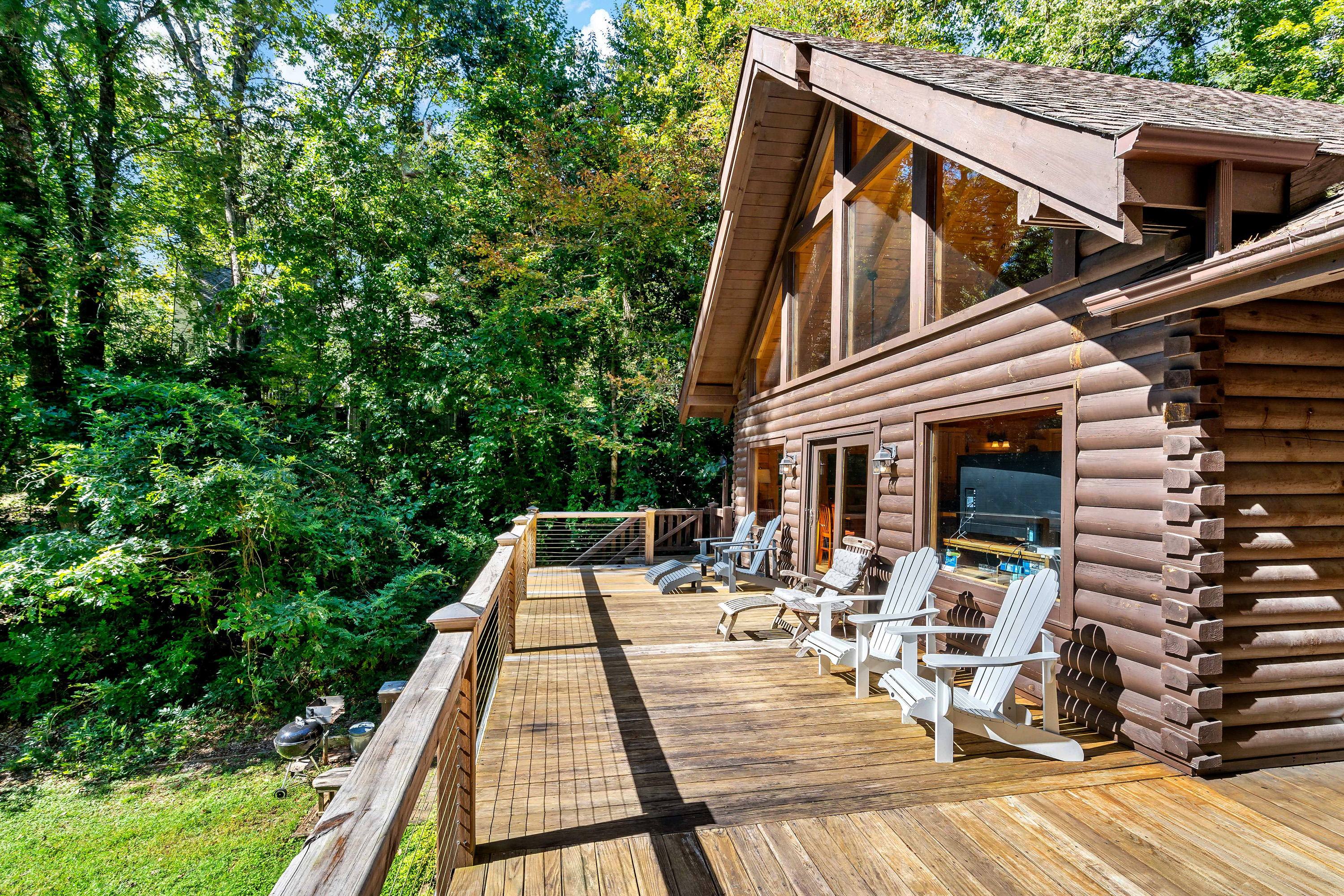 Enjoy your morning coffee from the deck