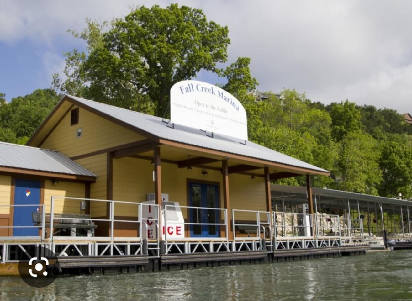 Fall Creek Marina located within 5 minutes from the unit. Rentals, bait, and other items available. 