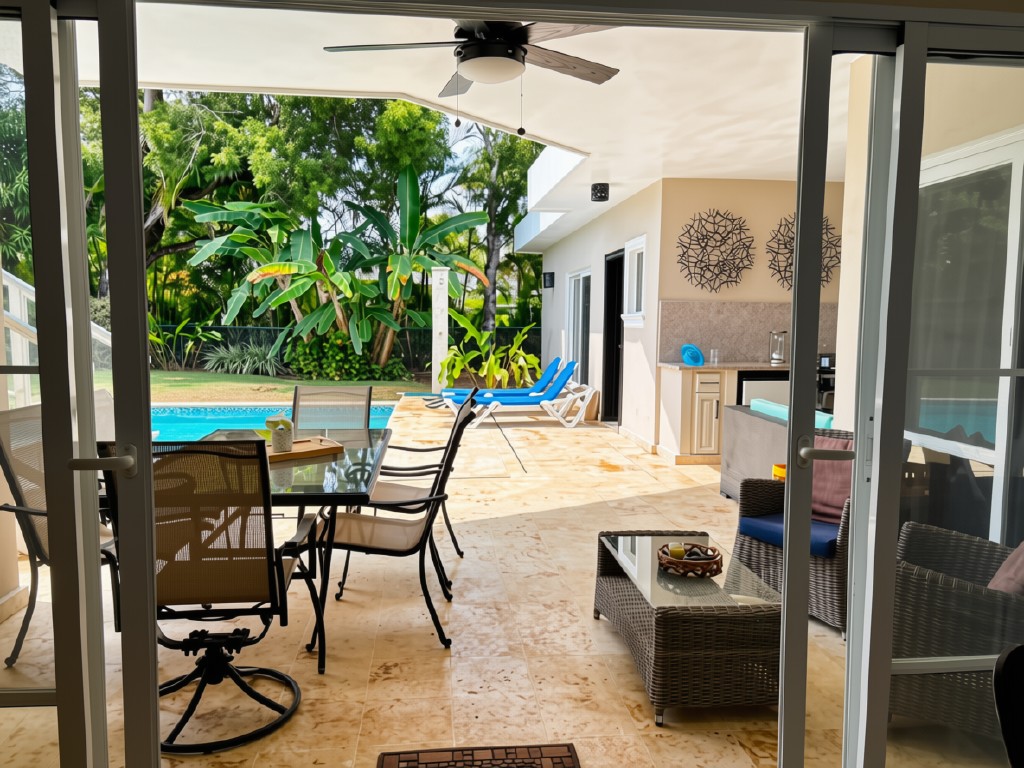 Outdoor seating and dining