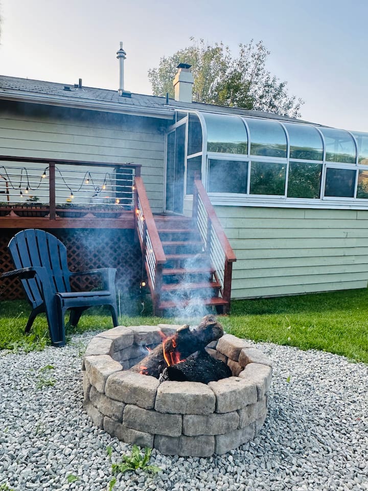 Free firewood is available under the deck.  It’s the perfect place for s’mores!