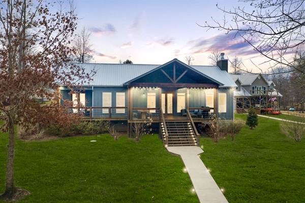 Backyard looking towards home and back patio