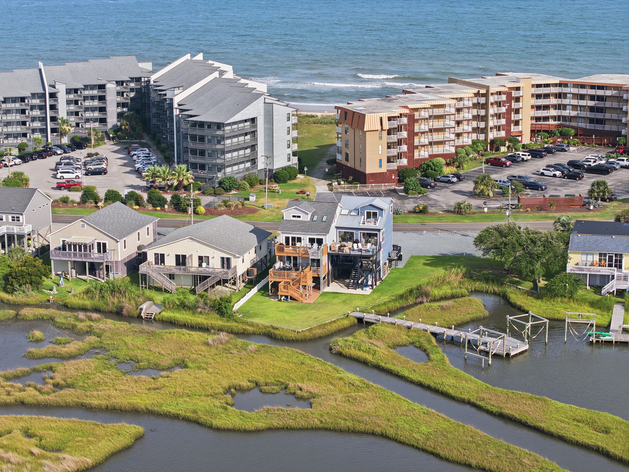 Perfectly positioned between the beach and the sound.